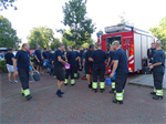 Blusgroep Burgum en Gytsjerk halen nat pak voor de  Ice Bucket Challe